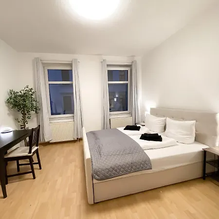 Apartman Top-apartment In Leipzig-gohlis-sud - King-size-bett, Schreibtisch, Sehr Schnelles Internet & Netflix